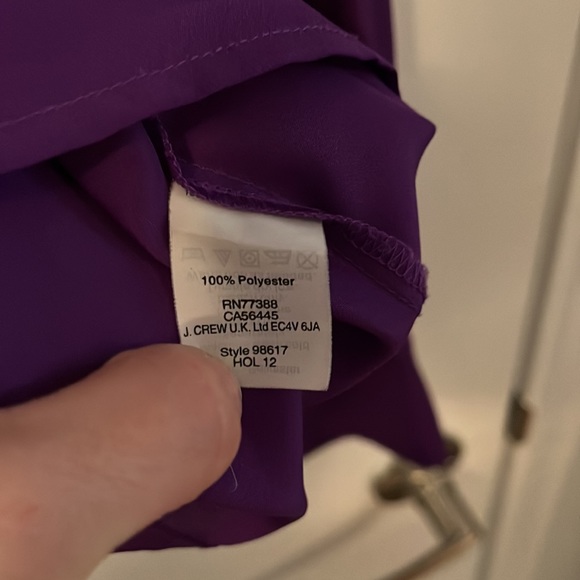 J. Crew Factory, Medium Purple Blouse - Picture 5 of 7